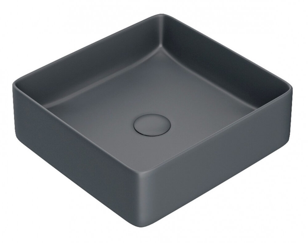 Изображение товара Раковина Iddis Slide SLIGM01i27 36 см накладная серый матовый