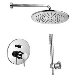 Изображение товара Душевая система Paffoni KIT LIG KITLIG015CRKING встраиваемая, со смесителем для раковины, хром