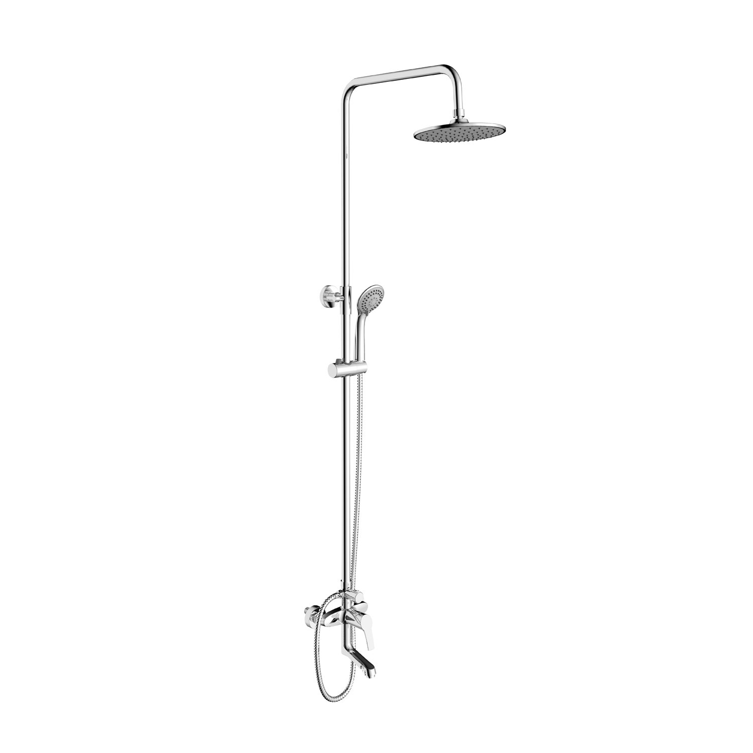 Изображение товара Душевая система Milardo Sterm STESB3FM06, с изливом, хром
