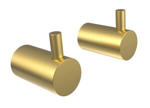 Изображение товара Комплект крючков одинарных Iddis Petite PET2G02i41, золото матовое