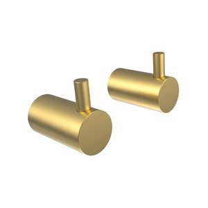 Изображение товара Комплект крючков одинарных Iddis Petite PET2G02i41, золото матовое