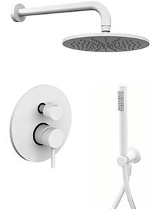 Изображение товара Душевая система Paffoni KIT LIG KITLIG018BO встраиваемая, белый матовый