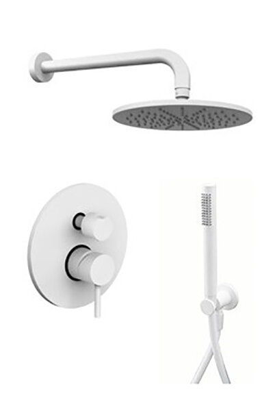 Изображение товара Душевая система Paffoni KIT LIG KITLIG018BOKING, белый матовый