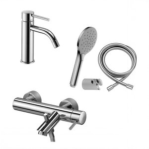 Изображение товара Комплект смесителей Paffoni KIT LIG KITLIG022CR120 хром