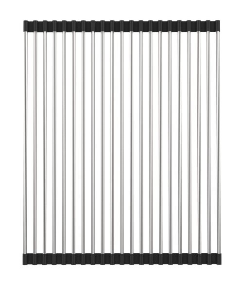 Изображение товара Ролл-мат для кухонной мойки Iddis Kitchen ROL35SRi59 Line, хром, черный