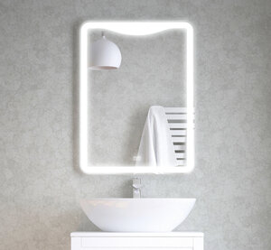Изображение товара Зеркало Corozo Орли с LED-подсветкой, сенсор, 60 х 80 см, подвесное, SD-00001115