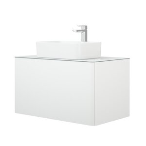 Изображение товара Тумба под раковину подвесная Corozo Рино, 90 х 50 см, цвет белый, SD-00001228