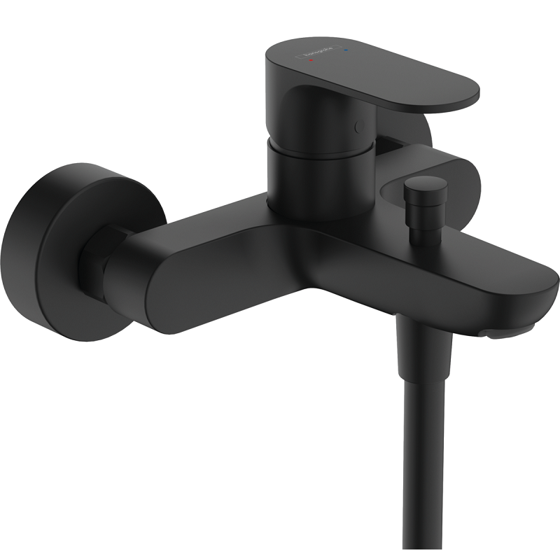 Изображение товара Смеситель для ванны и душа Hansgrohe Rebris S черный матовый 72440670
