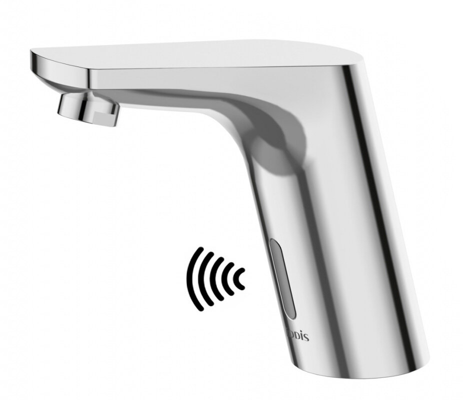 Изображение товара Смеситель для умывальника Iddis Pulse сенсорный хром PULSBS0i86