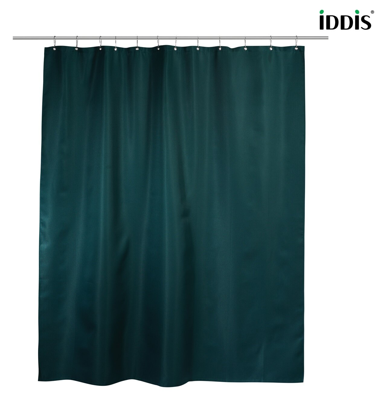 Изображение товара Штора для ванной комнаты Iddis Decor 180 x 200 см полиэстер зеленая водоотталкивающая