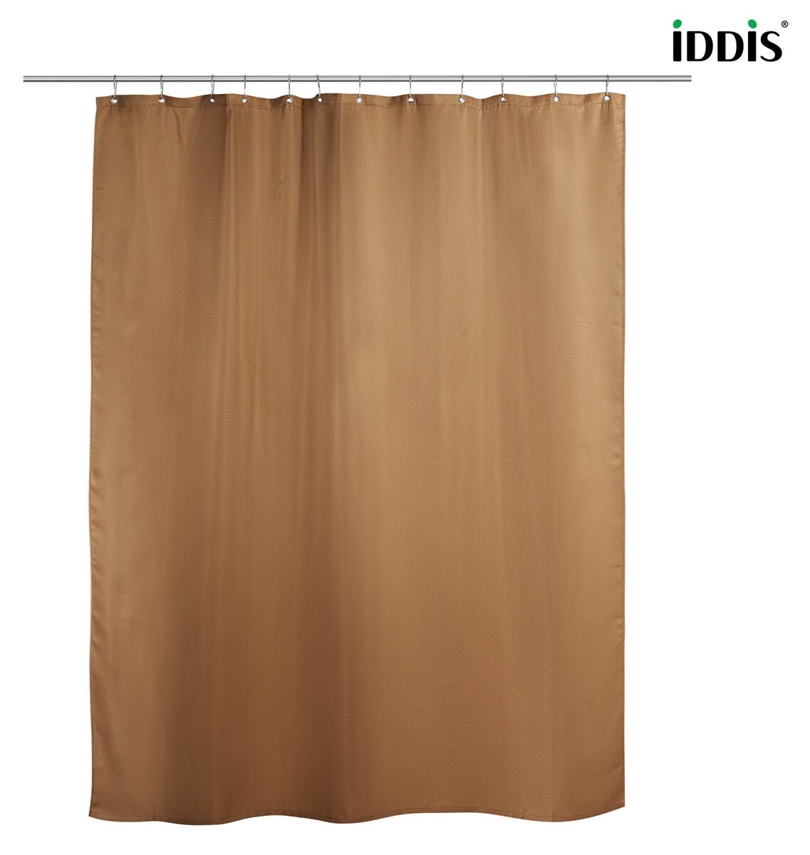 Изображение товара Штора для ванной комнаты Iddis Decor D27P218i11 180x200 см полиэстер светло-коричневая