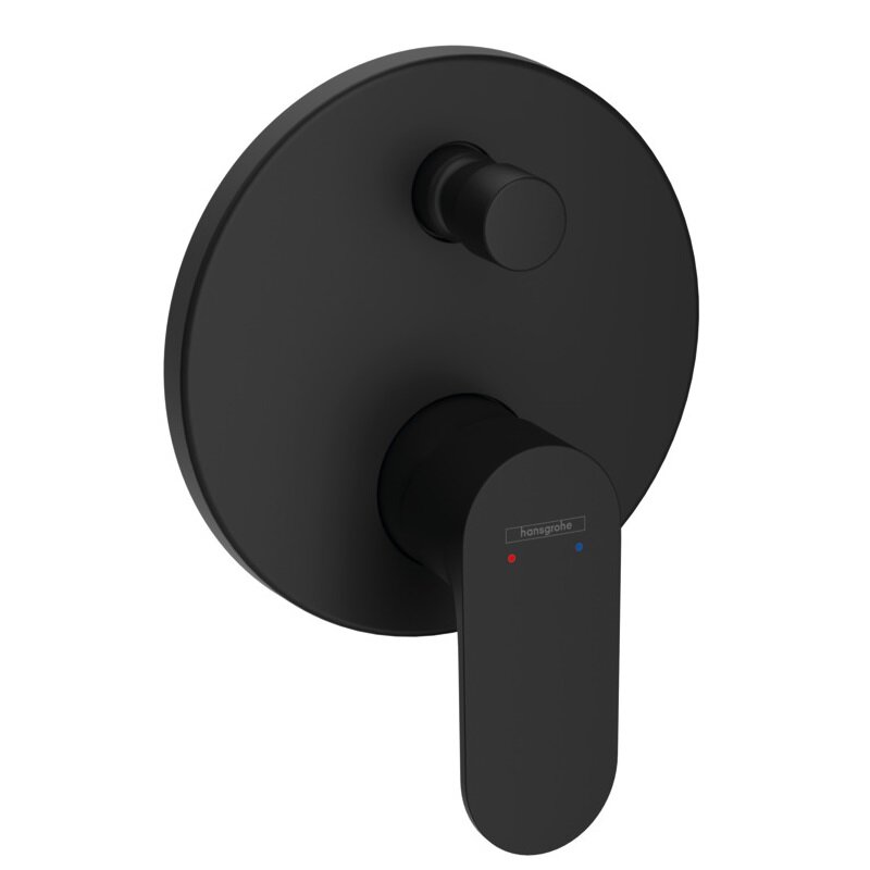 Изображение товара Смеситель для душа Hansgrohe Rebris S черный матовый однорычажный 72466670