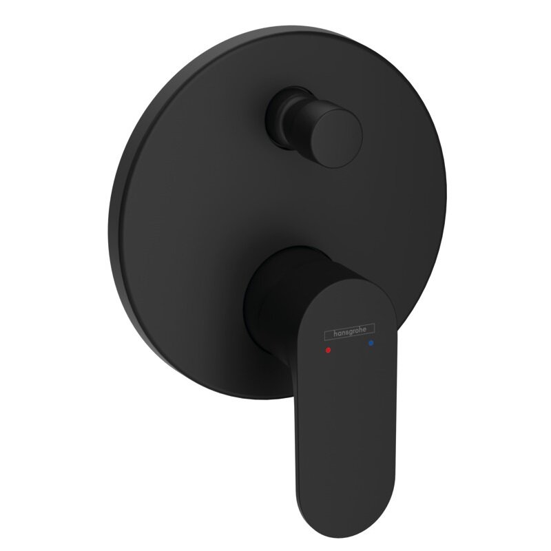 Изображение товара Смеситель для душа Hansgrohe Rebris S черный матовый, однорычажный с автоматическим сбросом Изображение товара Смеситель для душа Hansgrohe Rebris S черный матовый, однорычажный с автоматическим сбросом