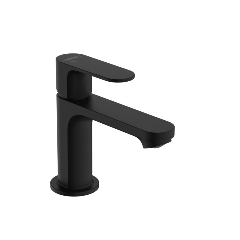 Изображение товара Смеситель для раковины Hansgrohe Rebris S черный матовый однорычажный