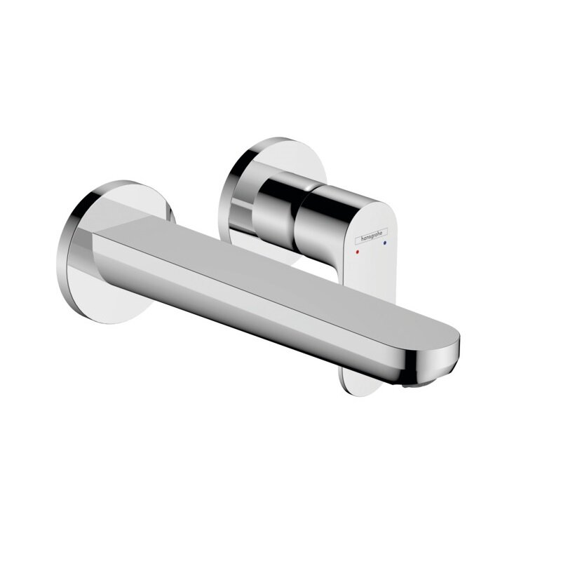 Изображение товара Смеситель для раковины Hansgrohe Rebris S 72528000 хром однорычажный с набором для слива