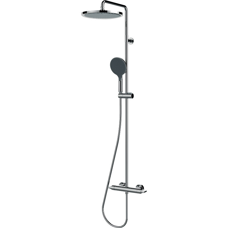 Изображение товара Душевая система Bossini Apice L10505.030 термостатическая, цвет хром Изображение товара Душевая система Bossini Apice L10505.030 термостатическая, цвет хром