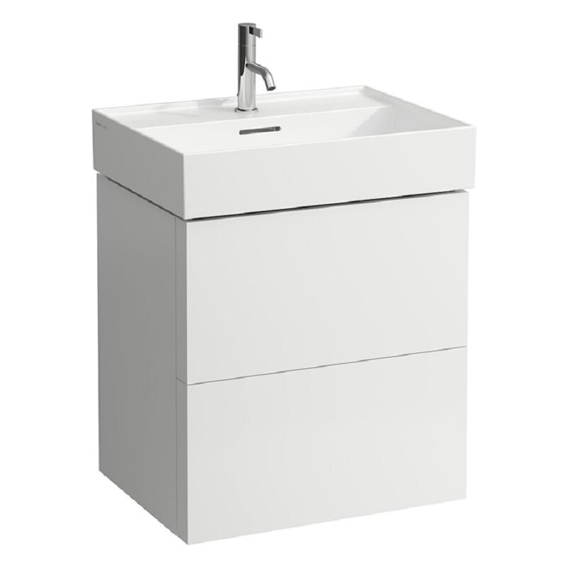 Изображение товара Тумба под раковину Laufen Kartell 60 см, подвесная, цвет белый матовый, 4.0756.9.033.640.1