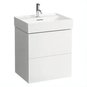 Изображение товара Тумба под раковину Laufen Kartell 4.0756.9.033.640.1, 60 см, подвесная, белая матовая