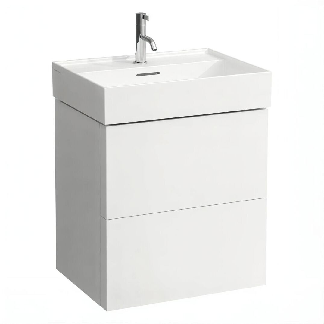 Изображение товара Тумба под раковину Laufen Kartell 4.0756.9.033.640.1, 60 см, подвесная, белая матовая Изображение товара Тумба под раковину Laufen Kartell 4.0756.9.033.640.1, 60 см, подвесная, белая матовая