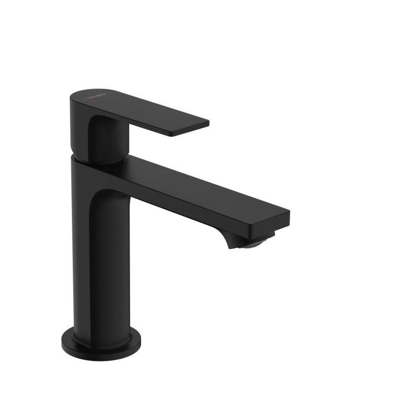 Изображение товара Смеситель для раковины Hansgrohe Rebris E, 72557670, с донным клапаном, черный матовый