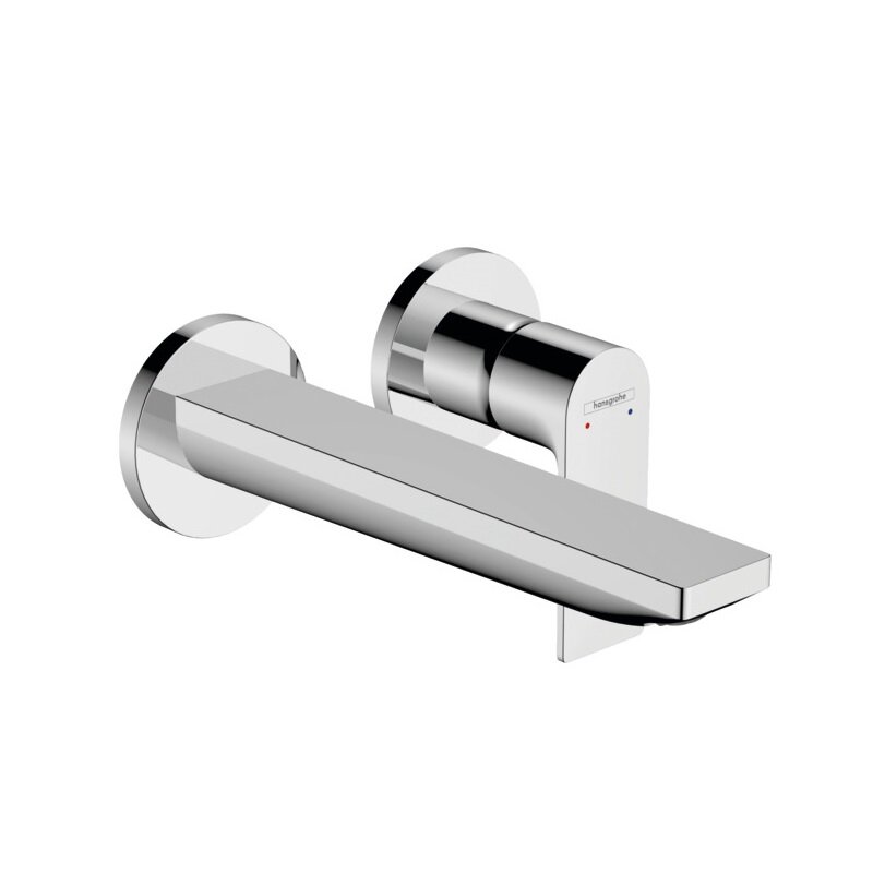 Изображение товара Смеситель для раковины Hansgrohe Rebris E с набором для слива, хром, Германия