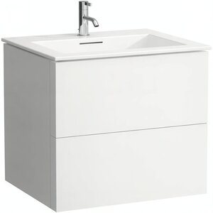 Изображение товара Тумба c раковиной Laufen Kartell 8.6033.3.640.104.1, 60 см, подвесная, белая матовая