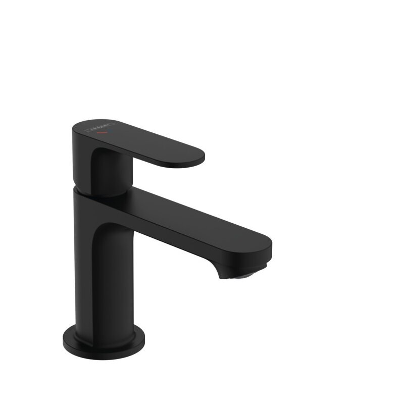 Изображение товара Смеситель для раковины Hansgrohe Rebris S, 72586670, с донным клапаном, черный матовый Изображение товара Смеситель для раковины Hansgrohe Rebris S, 72586670, с донным клапаном, черный матовый
