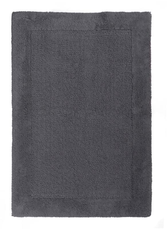 Изображение товара Коврик для ванной комнаты Ridder Amelie 60x90 см темно-серый хлопок Германия