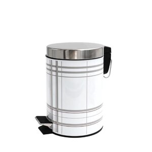 Изображение товара Ведро для мусора Ridder Scotty 3л нержавеющая сталь белое немецкое качество