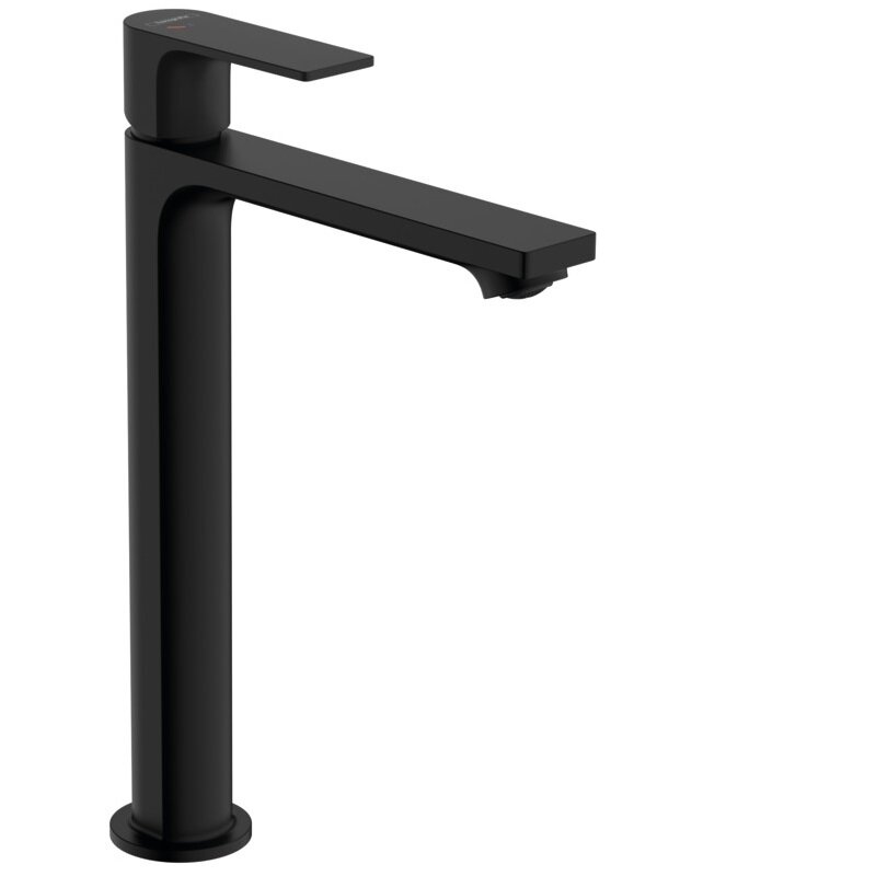 Изображение товара Смеситель для раковины Hansgrohe Rebris E, 72591670, с донным клапаном, черный матовый