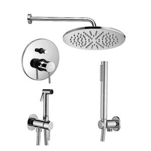 Изображение товара Душевая система Paffoni KIT LIG KITZLIG015CR встраиваемая, с гигиеническим душем, хром