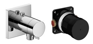 Изображение товара Смеситель для душа Keuco IXMO_Solo с термостатом хром встроенный