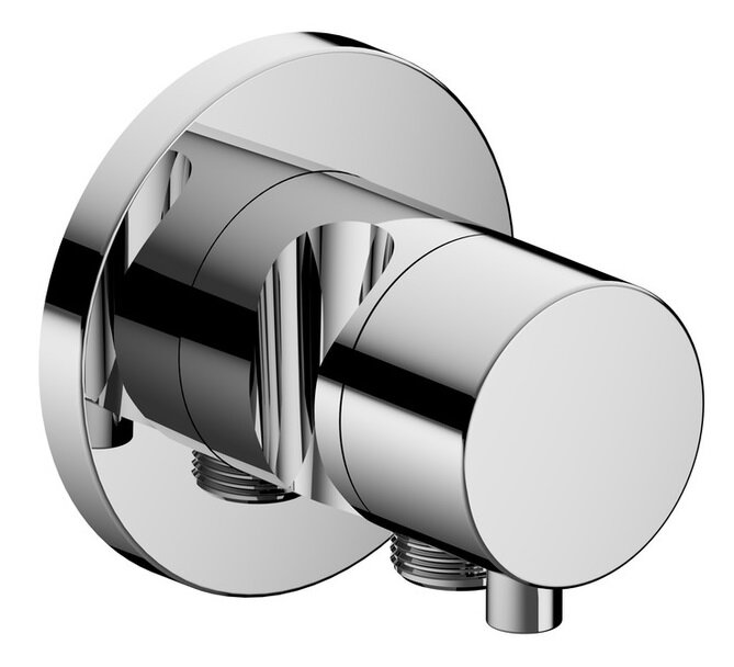 Изображение товара Запорный вентиль Keuco IXMO встраиваемый, с переключателем на 3 потребителя, выводом для шланга и держателем лейки DN 15, 59549011201