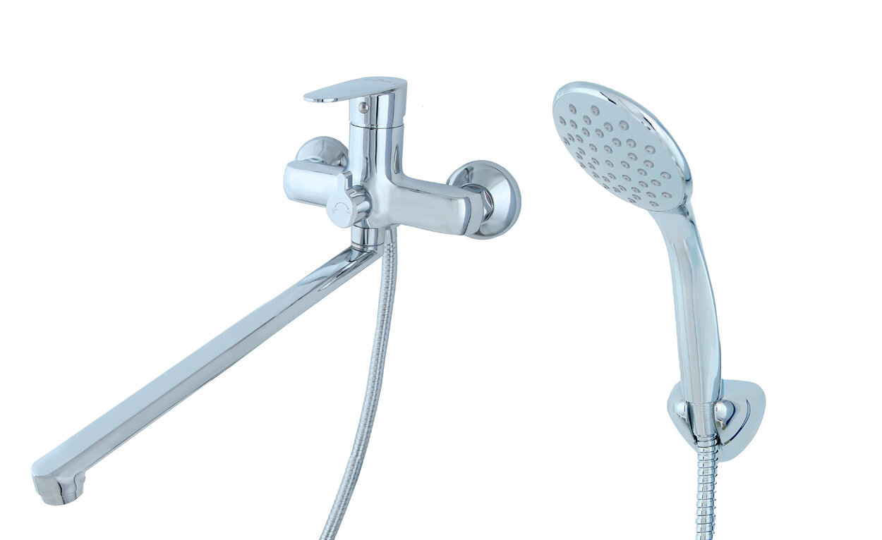 Изображение товара Смеситель Smartsant Смарт-Бриз SM343502AA для ванны и душа, хром