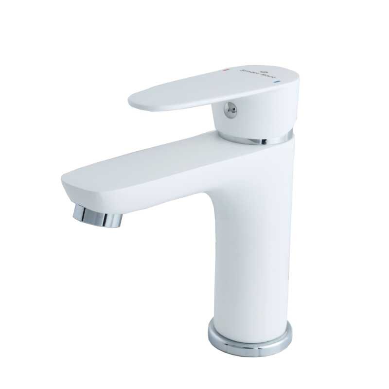 Изображение товара Смеситель для раковины Smartsant Смарт-Бриз SM343506AW хром/белый