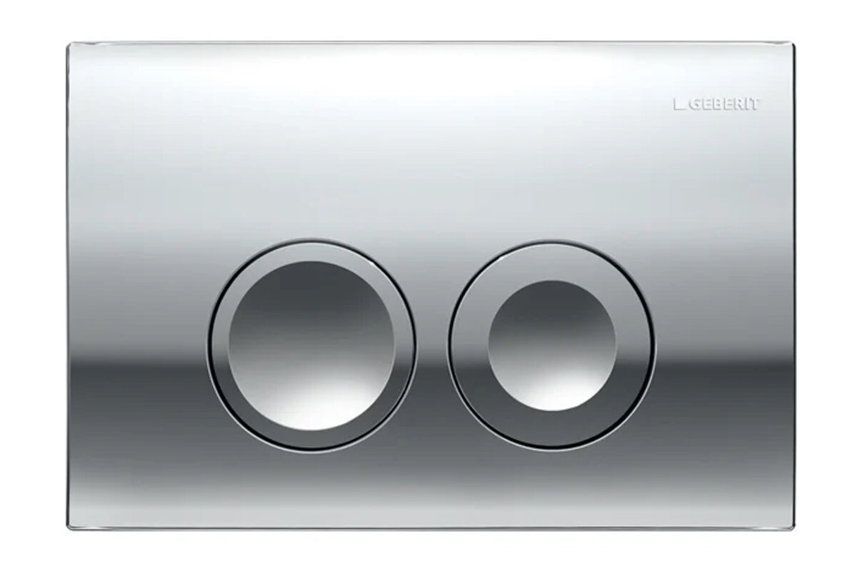 Изображение товара Geberit Delta 115.125.21.5 — механическая клавиша смыва, хром глянцевый