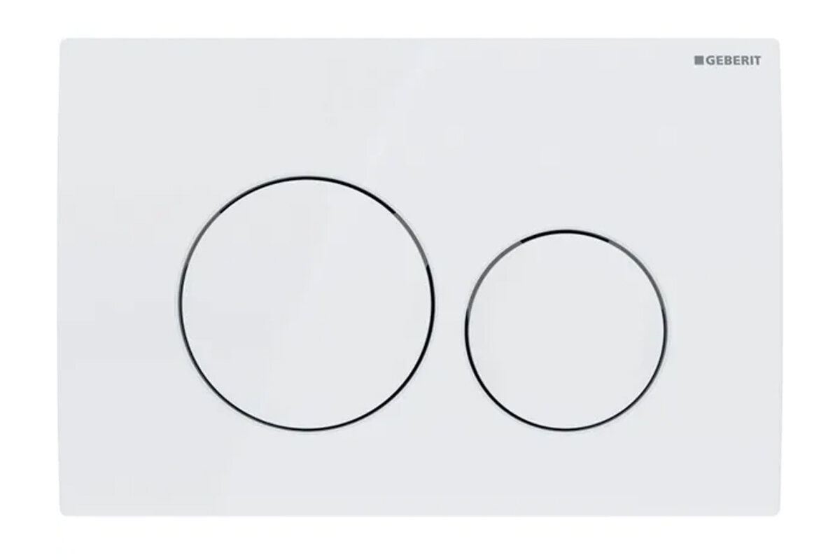 Изображение товара Клавиша смыва Geberit Delta 20, 115.127.11.1, механическая, альпийский белый