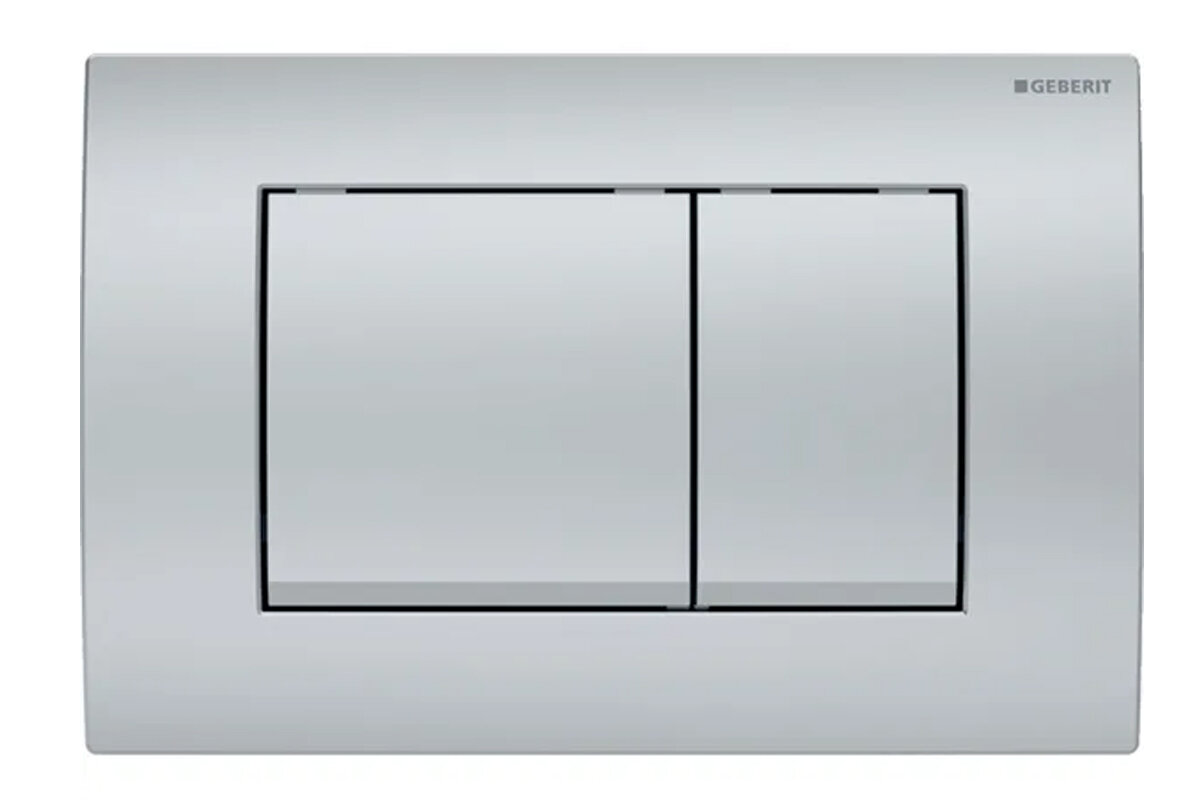 Изображение товара Клавиша смыва Geberit Delta 30 матовый хром для унитаза