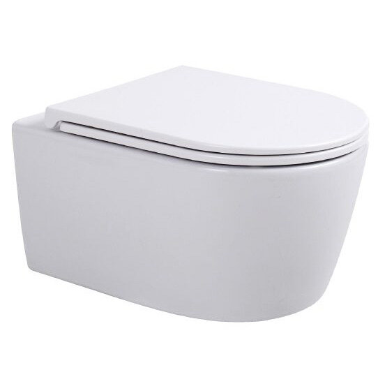 Изображение товара Подвесной унитаз Sintesi Dante SIN-TS-DNT-191 с крышкой микролифт и антигрязевым покрытием