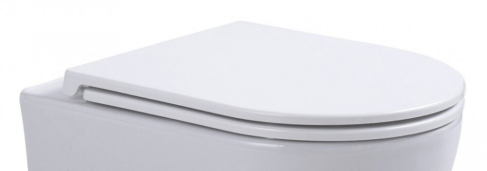 Изображение товара Крышка с сиденьем Sintesi дюропласт белая для унитаза SIN-TS-EVI-151