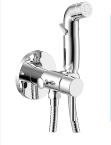 Изображение товара Смеситель для душа с гигиеническим душем ПРОФСАН модель PSM-ST-0710, хром, Россия