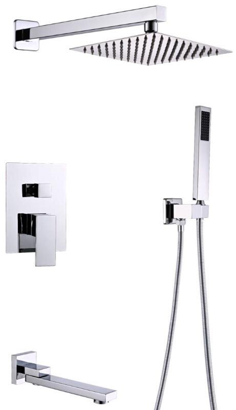 Изображение товара Душевая система ПСМ-Профсан ПСМ-CB-03 с тропическим душем, хром