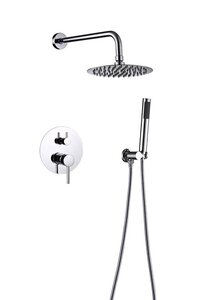 Изображение товара Душевая система с тропическим душем ПСМ-Профсан, встраиваемая тип См–ДшОРЗШтШлА, хром, PSM-ST-02