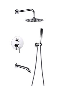 Изображение товара Душевая система с тропическим душем ПСМ-Профсан, тип См–ДшОРЗШтШлА, хром, PSM-ST-03