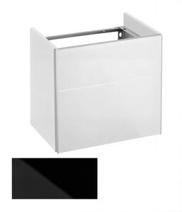 Изображение товара Тумба под раковину Keuco Royal Reflex 34090 570002 подвесная 50 см, черный, петли справа