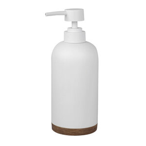 Изображение товара Дозатор для жидкого мыла WasserKRAFT Mindel, белый/дерево, K-8899