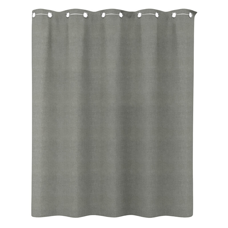 Изображение товара Штора для ванной WasserKraft Isen 200x200 см, серый, навесная, полиэстер