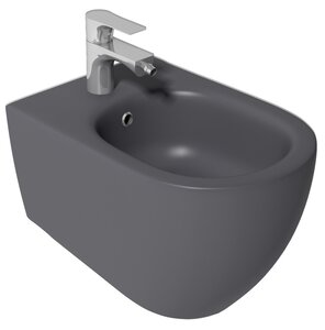 Изображение товара Биде подвесное Isvea Infinity 10NF41001-2C, антрацит матовый