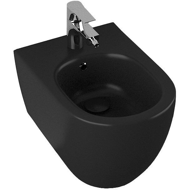 Изображение товара Биде подвесное Isvea Infinity 10NF41001-2N, черный матовый