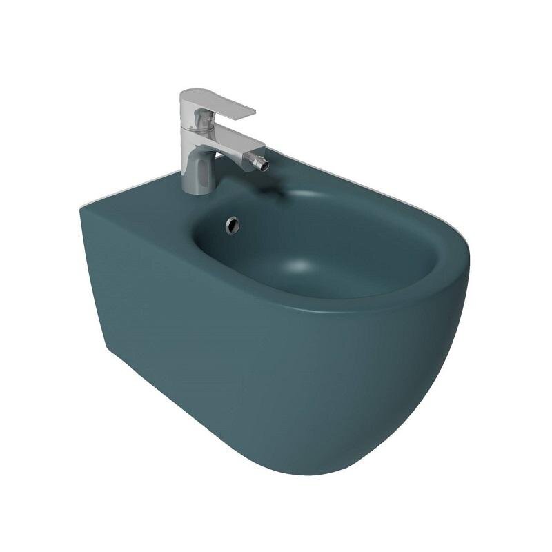 Изображение товара Isvea Infinity 10NF41001-2P подвесное биде изумруд матовый Изображение товара Isvea Infinity 10NF41001-2P подвесное биде изумруд матовый